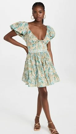 Buy ???? Agua By Agua Bendita Manzanilla Vuelo Dia Mini ???? Dress Multi Color ????