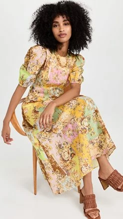 Best deal ???? Alemais Matilde Midi ???? Dress Multi ????