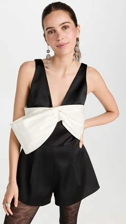 Best Pirce ???? Alexis Gian Romper Black ????