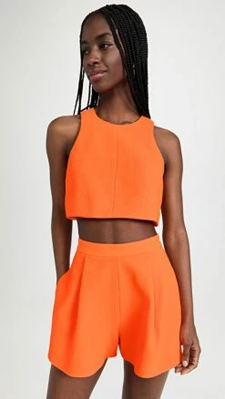 Brand new ???? Black Halo Sanibel Romper Orange Tan ????