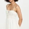 Deals ???? FAITHFULL THE BRAND Shivka Mini ???? Dress Plain Egg Shell ????