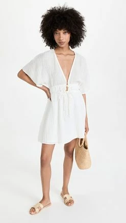 Top 10 ???? FAITHFULL THE BRAND Coralia Mini ???? Dress White ✔️