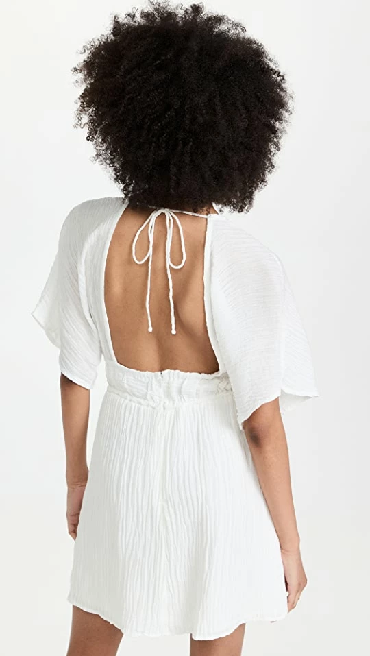 Top 10 ???? FAITHFULL THE BRAND Coralia Mini ???? Dress White ✔️ 2 Top 10 ???? FAITHFULL THE BRAND Coralia Mini ???? Dress White ✔️ - Image 2