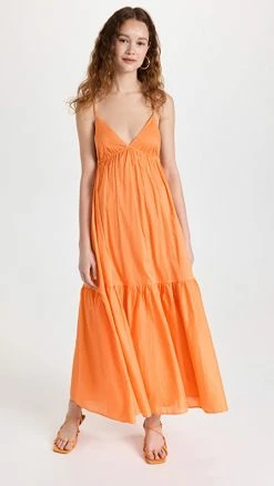 Deals ⌛ FAITHFULL THE BRAND Wilonna Midi ???? Dress Mango ❤️