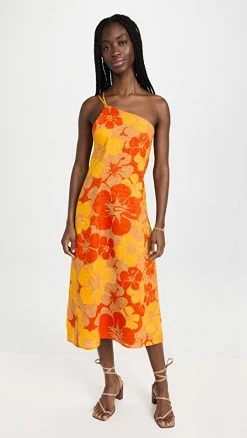Best deal ???? FAITHFULL THE BRAND Soko Midi ???? Dress Surfs Up Floral Print ????