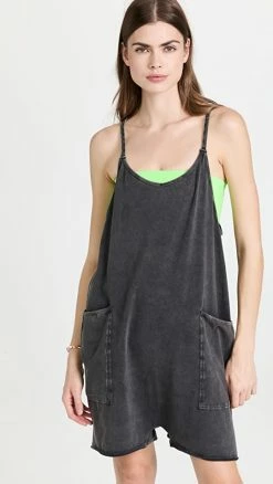 Brand new ???? FP Movement By Free People Hot Shot Romper Black ????