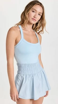 Top 10 ???? FP Movement By Free People Way Home Skort Romper Blue Pearl ????