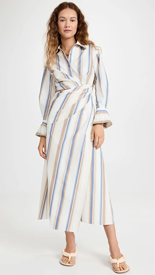 Best reviews of ???? Jonathan Simkhai Marge Stripe Heavy Cotton Midi ???? Dress Nougat Stripe ⌛ 1 Best reviews of ???? Jonathan Simkhai Marge Stripe Heavy Cotton Midi ???? Dress Nougat Stripe ⌛