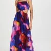 Wholesale ???? Jonathan Simkhai Amora Printed Cover Up Maxi ???? Dress Cobalt Watercolor ????