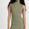 Wholesale ???? Jonathan Simkhai Cade Marled Lace Up Turtleneck Tank Mini ???? Dress Midnight Multi ????