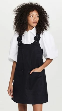 Coupon ???? Lee Mathews Davis Mini Tunic Navy ❤️