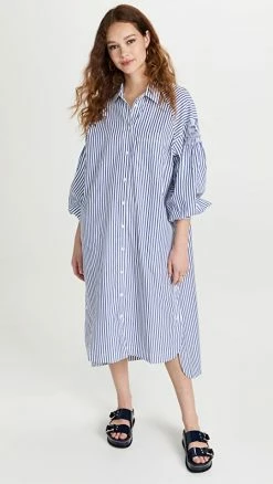 Flash Sale ???? Lee Mathews Landon ???? Shirtdress Blue ❤️