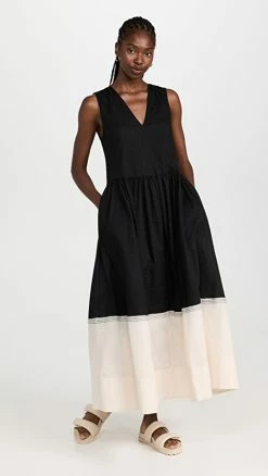 Promo ✔️ Lee Mathews Gina Maxi ???? Dress Black ????