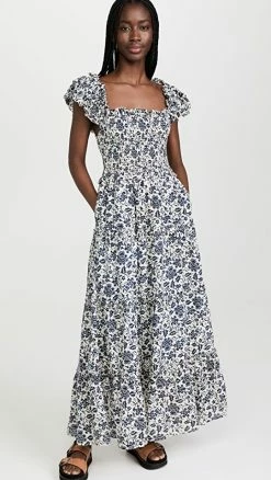 Best Sale ???? Love The Label Gaya ???? Dress Light Blue Print ????