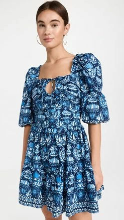 New ???? Love The Label Cassie ???? Dress Dahlia Navy Print ????