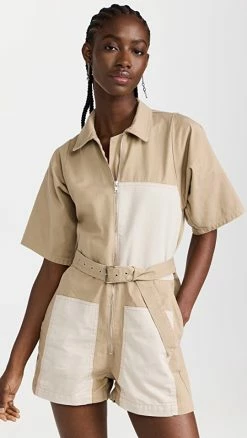New ???? Rachel Comey Handy Shortsuit Romper Sand ✨