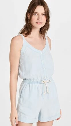Cheapest ???? Splendid Kit Romper Washed Indigo ????