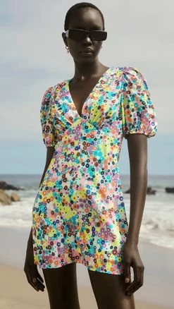 Coupon ???? STAUD Mini Milla ???? Dress ???? Summer Flower Market ????