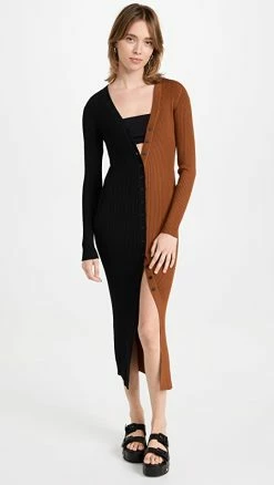 Best deal ✨ STAUD Shoko Sweater Tan/Black ⌛