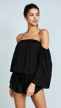 Promo ???? TIARE HAWAII Maddie Romper Black ????