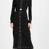 Coupon ???? Tory Burch Jersey Knit Polo ???? Dress Black ????