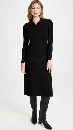 Cheap ???? Tory Burch Polo Sweater ???? Dress Black ????
