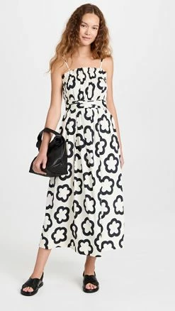 Best deal ⭐ Tory Burch Ruffle Top ???? Dress The Flower French Cream ????