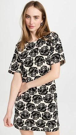 Best deal ???? Tory Burch Rose T-Shirt ???? Dress Black ✨