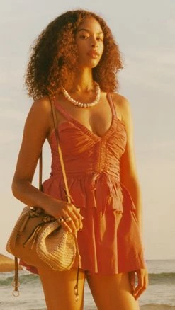 Best reviews of ⌛ Ulla Johnson Marren Romper Coral ????