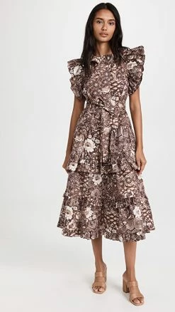 Best deal ???? Ulla Johnson Elsie ???? Dress Teak ????