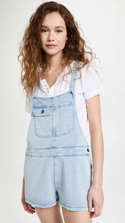 Deals ???? Z Supply Easy Rider Knit Romper Washed Indigo ????