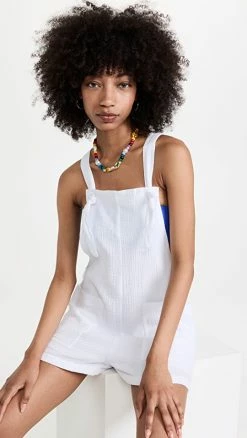 Cheapest ⌛ Z Supply Archer Gauze Romper White ????